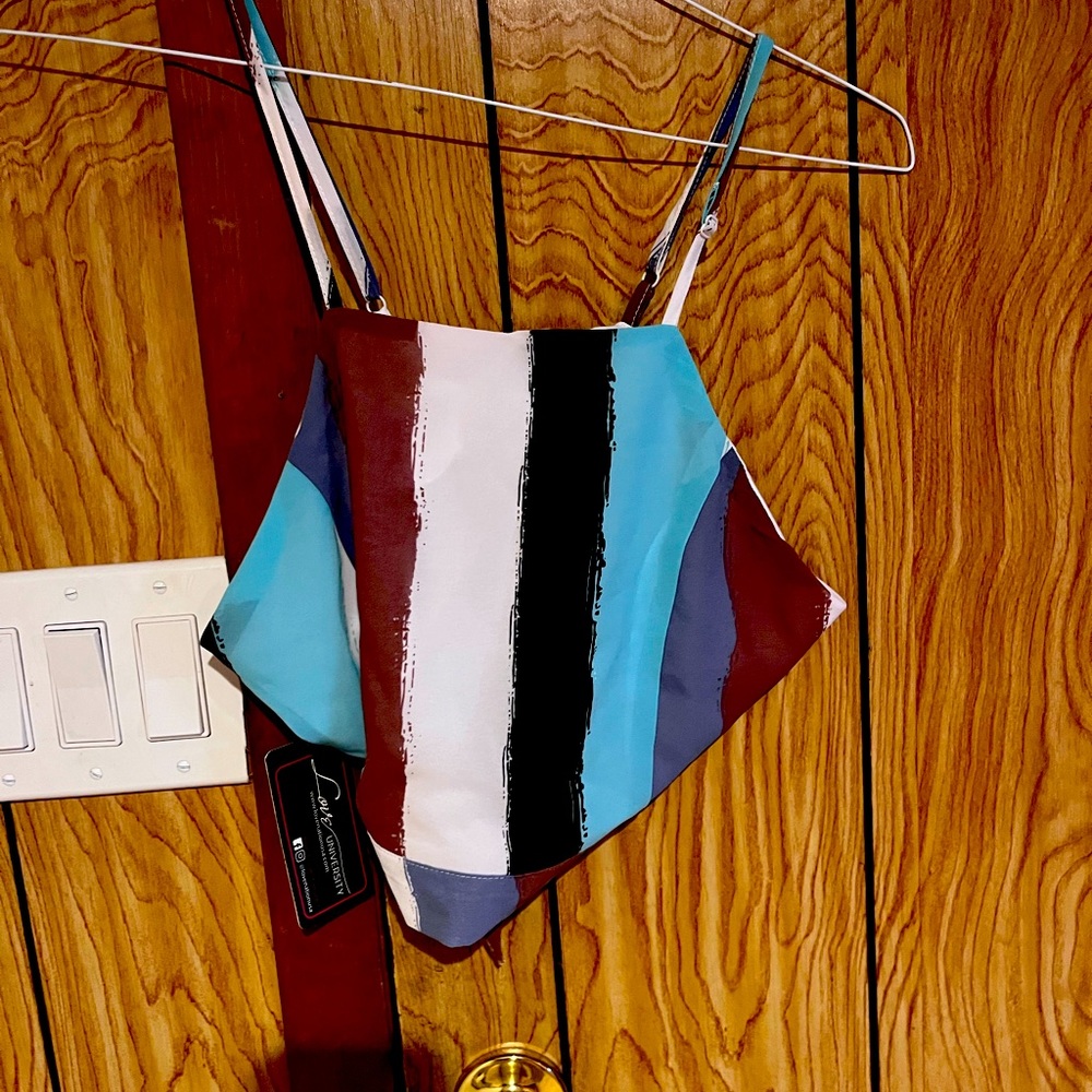 Striped crop top